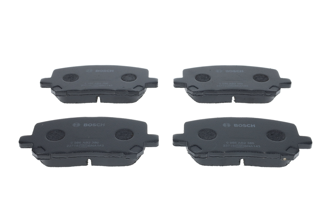 BOSCH 0 986 AB2 386 Bremseklodser Toyota Avensis Verso M2 2.4 VVT-i (ACM21_) 160 HK 2AZ-FE