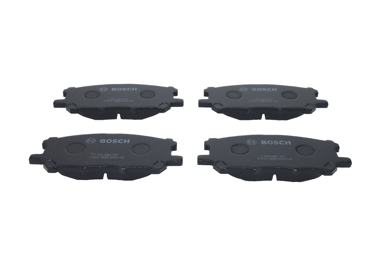BOSCH 0 986 AB2 391 Τακάκια φρένων TOYOTA Harrier II (XU30) 3.0 4WD (MCU36W, MCU35) 223 PS 1MZ-FE