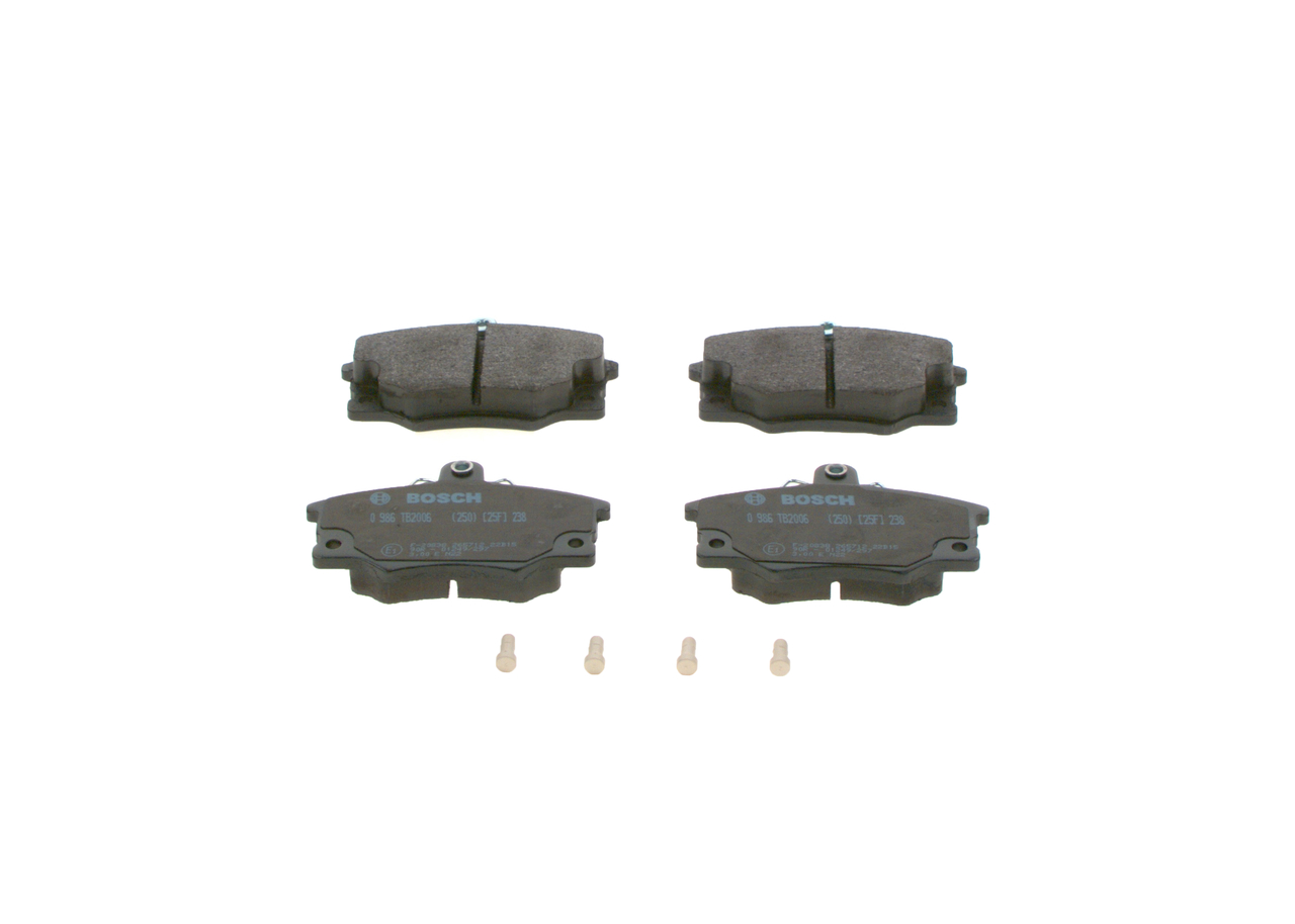 PININFARINA BOSCH Bremsklötze 0 986 TB2 006