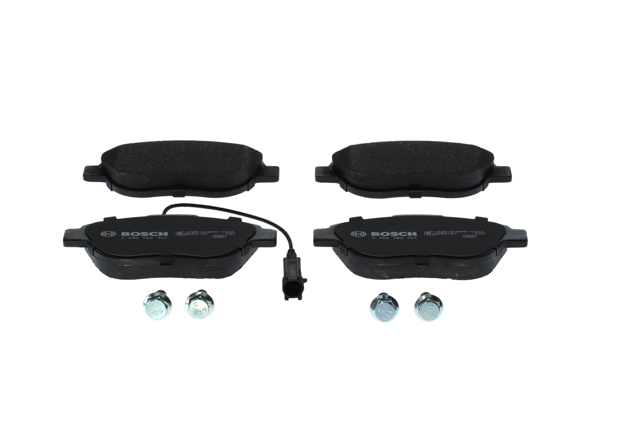 BOSCH 0 986 TB2 961 Pastilhas de travão Opel Combo D Van 1.3 CDTI (B05) 80 cv A 13 FD