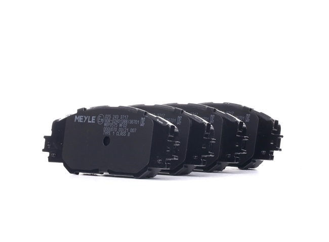 MEYLE 025 243 3717 Bremseklodser TOYOTA RAV4 IV SUV (XA40) 2.0 (ZSA42) 143 HK 3ZR-FE