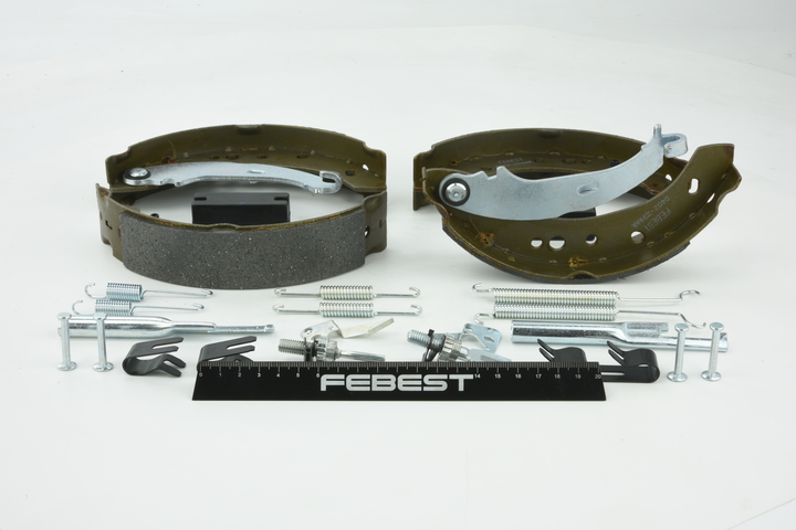 FEBEST 0402-Z39AR Saboți frână MITSUBISHI Colt VI (Z30) 1.5 DI-D (Z39A) 95 CP OM 639.939