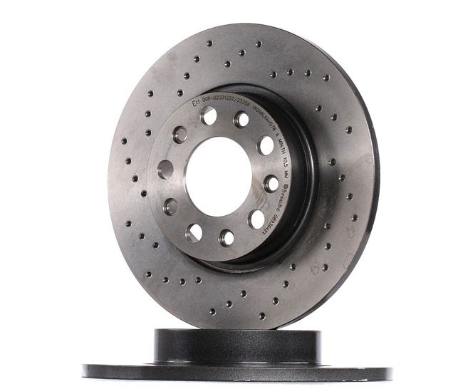 Köp billigt 08.9364.2X Bromsskivor full, hålad, Ø: 278mm, belagd från BREMBO 51767377, 51767378, 51963547