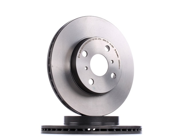 BREMBO 09.8545.11 Dischi freno Toyota Yaris Verso 1.4 D-4D (NLP20_, NLP22_) 75 CV 1ND-TV