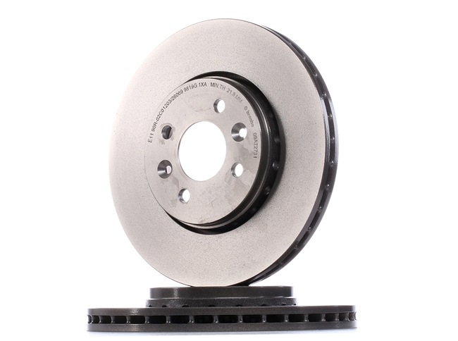 BREMBO 09.A727.31 Remschijven Renault Scenic 1 1.9 dTi 98 Pk F9Q 734