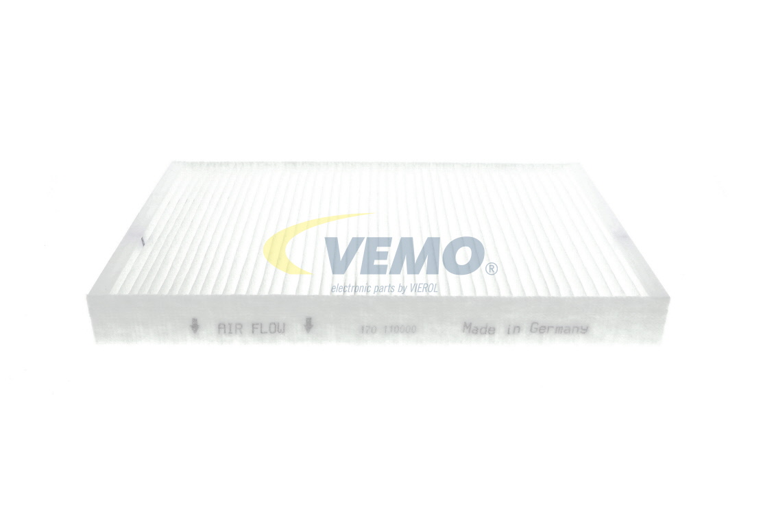 VEMO V27-30-0001 Filtr, wentylacja przestrzeni pasażerskiej 35C17, 35S17, 40C17, 45C17, 50C17, 60C17, 65C17, 70C17 170 KM