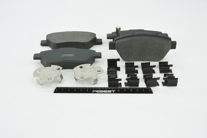 FEBEST 1801-CORDF Τακάκια φρένων Opel Corsa C 1.2 Twinport (F08, F68) 80 PS Z 12 XEP