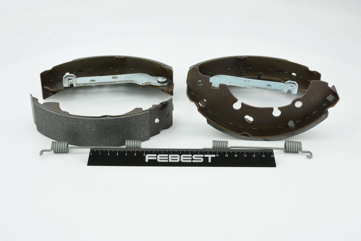 FEBEST 2102-JHR Bremsbacken Ford Fiesta Mk5 Limousine 1.6 Flex 111PS 2008