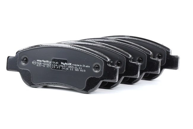 METELLI 22-0637-0 Τακάκια φρένων Citroen C1 2 1.0 VTi 69 PS CFB (1KR)