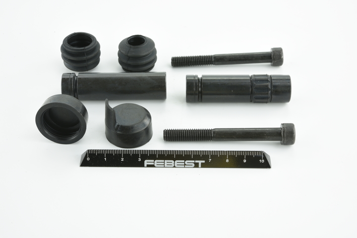 FEBEST 2374-CRAFTF-KIT Geleidebout, remklauw VW Crafter 50 Flatbed Vrachtwagen 2.5 TDI 163 PK