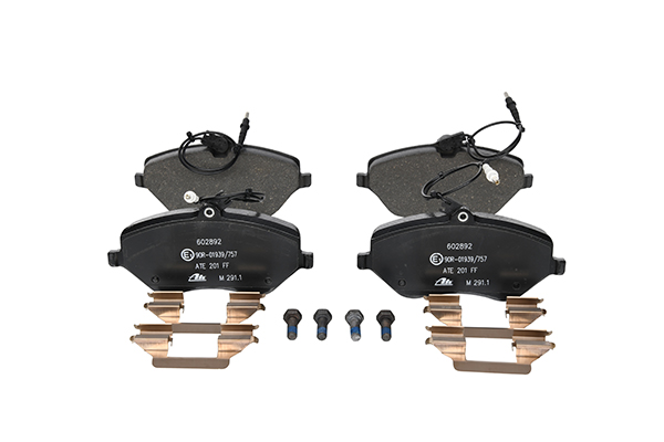 ATE 13.0460-2892.2 Τακάκια φρένων Citroën C5 3 Sedan 2.2 HDi (RD4HTH, RD4HPH, RD4HRH, RD4HSH) 163 PS 4HS (DW12BTED4)