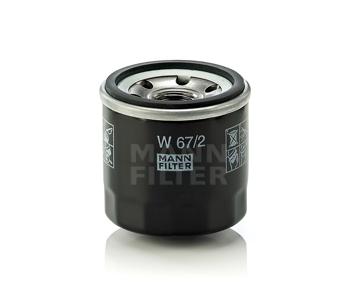 W 67/2 Öljynsuodatin Ruuvattava suodatin, yhdellä peruutuksenestoventtiilillä MANN-FILTER 101201001, 09222335, 106501 ostaa halvat
