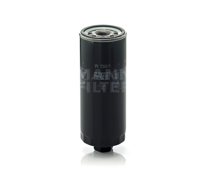 MANN-FILTER W 735/1 Filtro olio Audi 100 C4 S4 4.2 V8 quattro 280 CV ABH