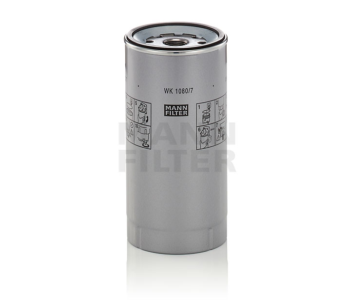 Kjøp billig WK 1080/7 x Drivstoffilter med tetning fra MANN-FILTER 0004700469, 0004702190, 0004770103